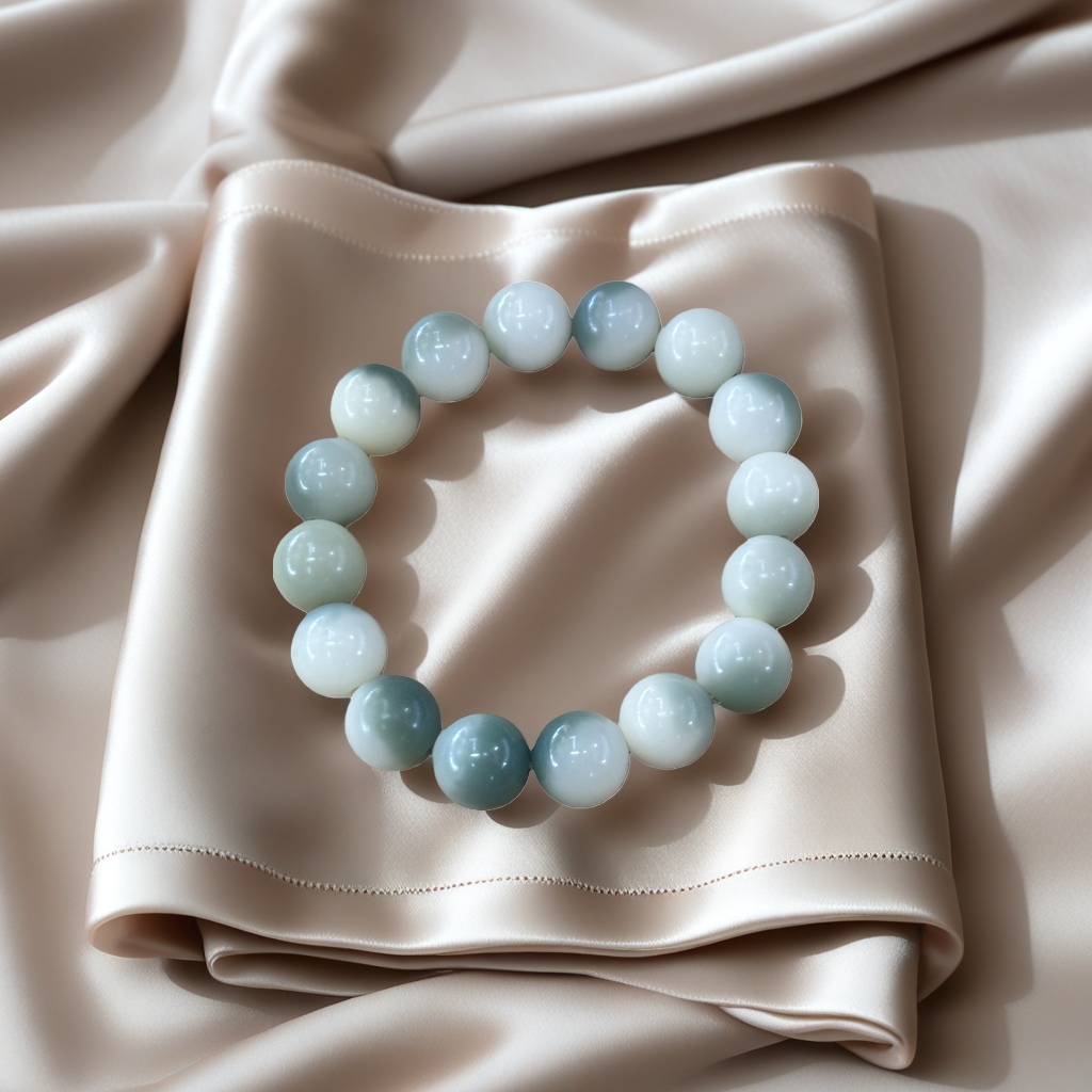 Natural stone hand beads paired with adjustable knots as a fashionable accessory Application Scenario