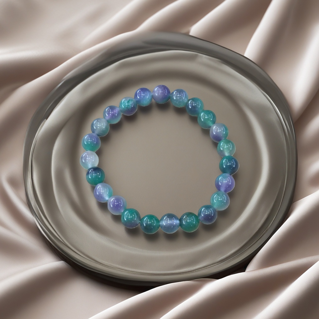 The colorful bead bracelet is a fashionable and versatile ladies' jewelry that can be mixed and matched in multiple colors and adjusted Application Scenario