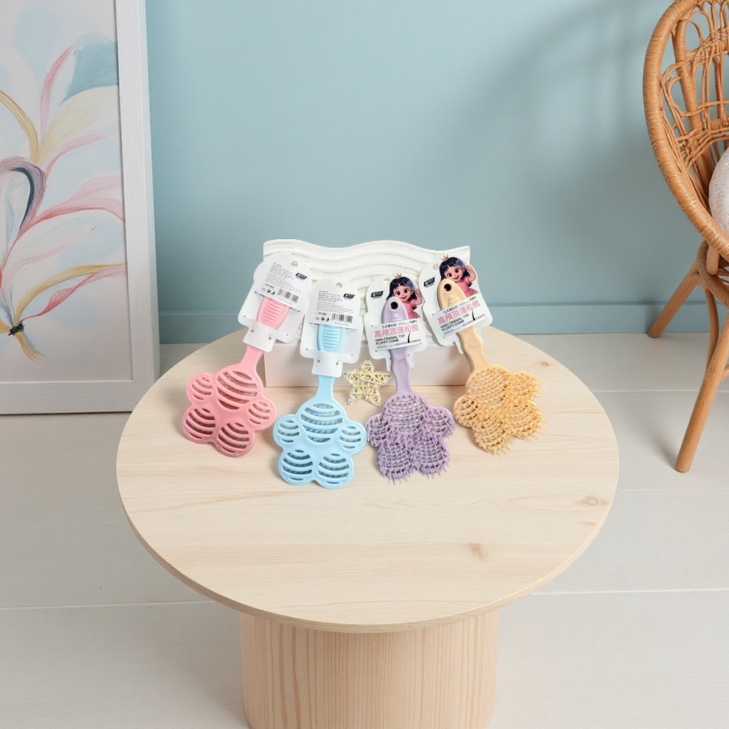 High cranial top fluffy comb, plump hair roots without damaging hair, wide-toothed massage comb