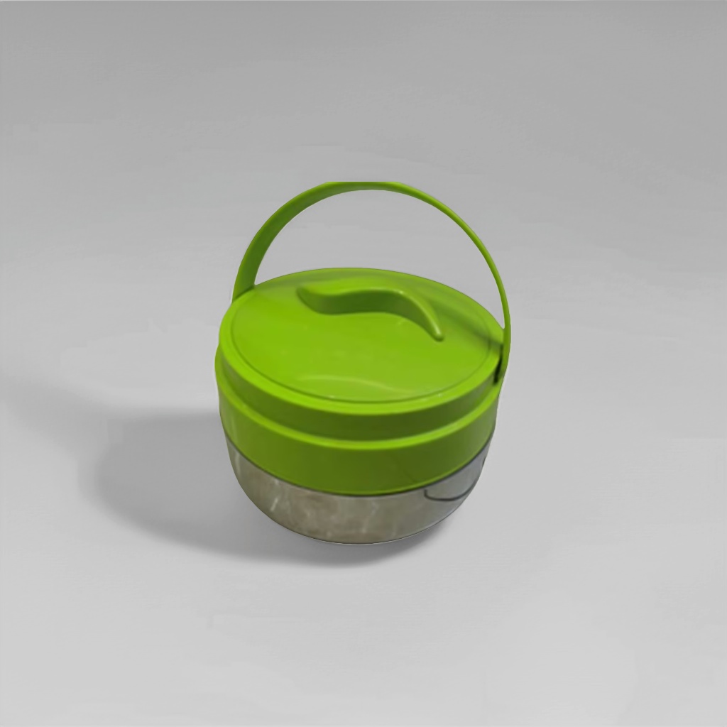 Green handle portable lunch box with lid, sealed and insulated lunch box Specification image
