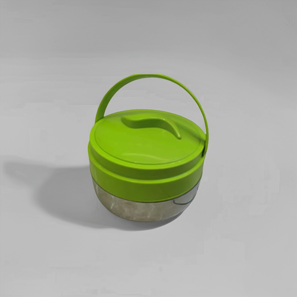 Green handle portable lunch box with lid, sealed and insulated lunch box Application Scenario