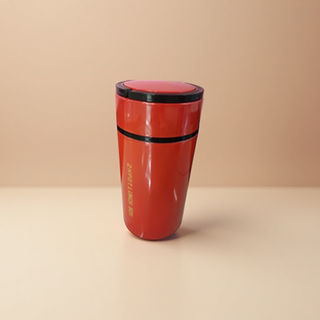 红色保温杯主体 不锈钢真空保温 350ml 家用办公便携
