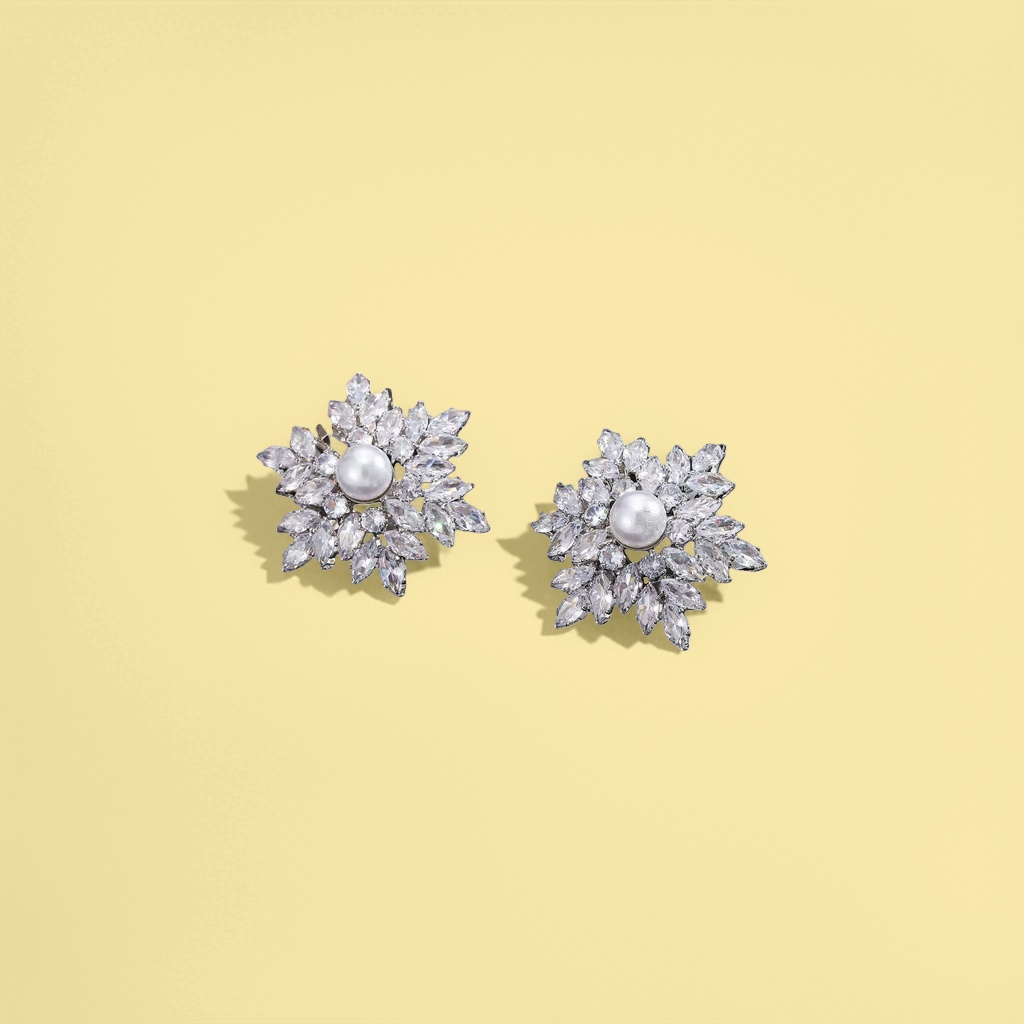 Jewelry earrings with a fashionable and light luxury design feel are versatile for women's daily wear Application Scenario