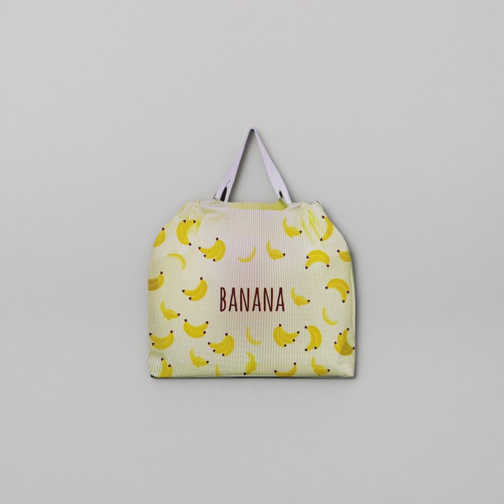 Bolsa de transporte con patrón de plátano bolsa de compras ecológica de moda bolsa de lona reutilizable Application Scenario