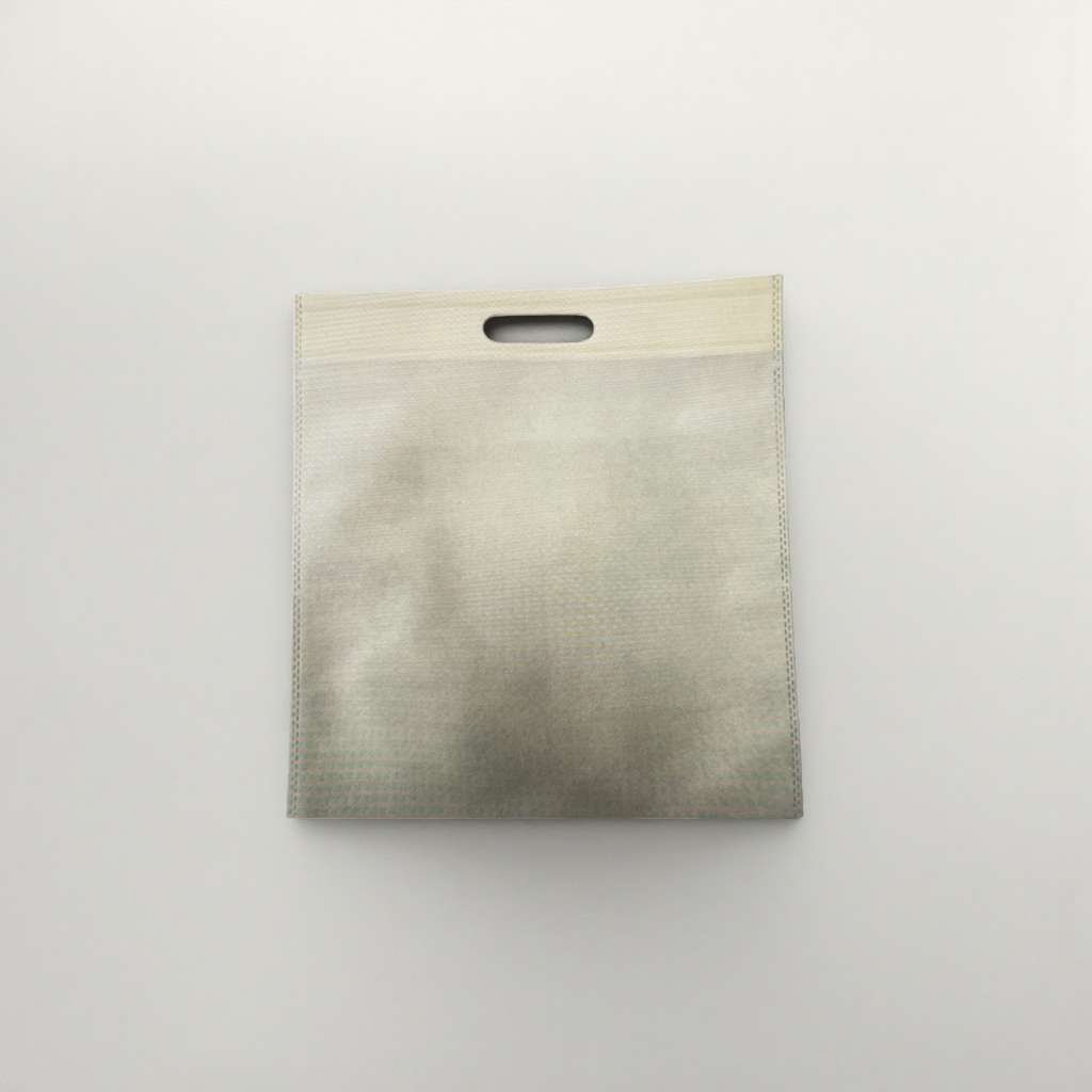 Beige non-woven fabric handbag, an eco-friendly and reusable large shopping bag Application Scenario