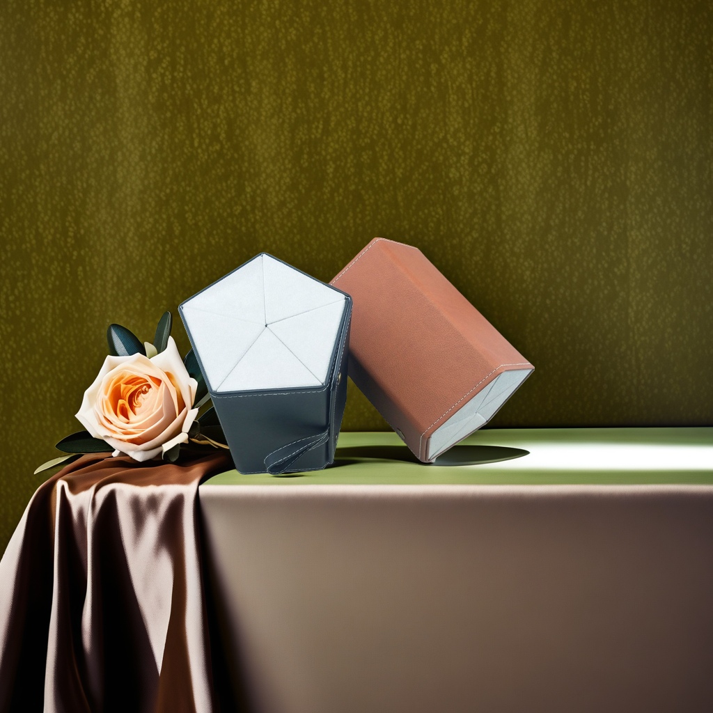 Leather storage box, multi-functional desktop organization box, high-end genuine leather material storage box