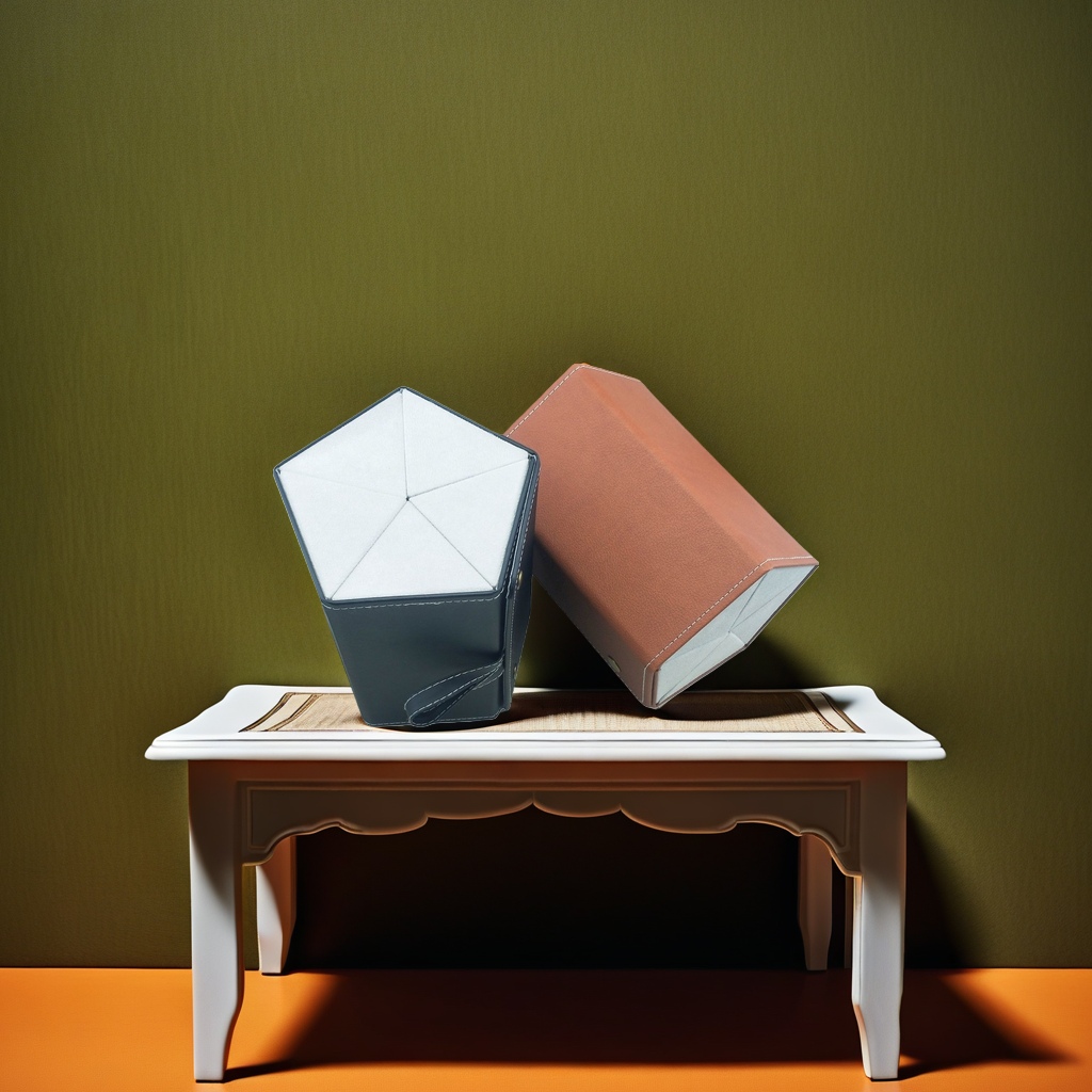 Leather storage box, multi-functional desktop organization box, high-end genuine leather material storage box details Picture