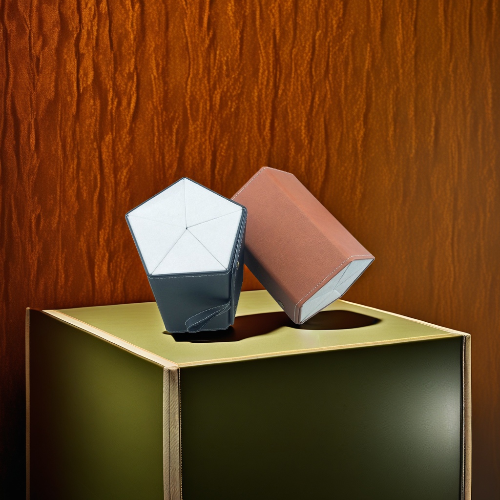 Leather storage box, multi-functional desktop organization box, high-end genuine leather material storage box Specification image
