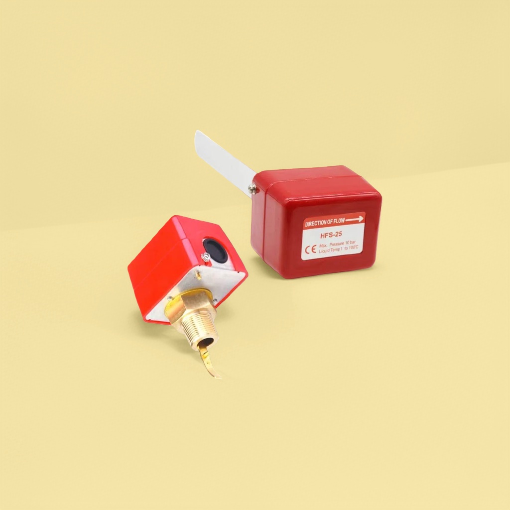 The red flow switch control valve is high-temperature resistant, explosion-proof, industrial-grade and manually adjustable details Picture