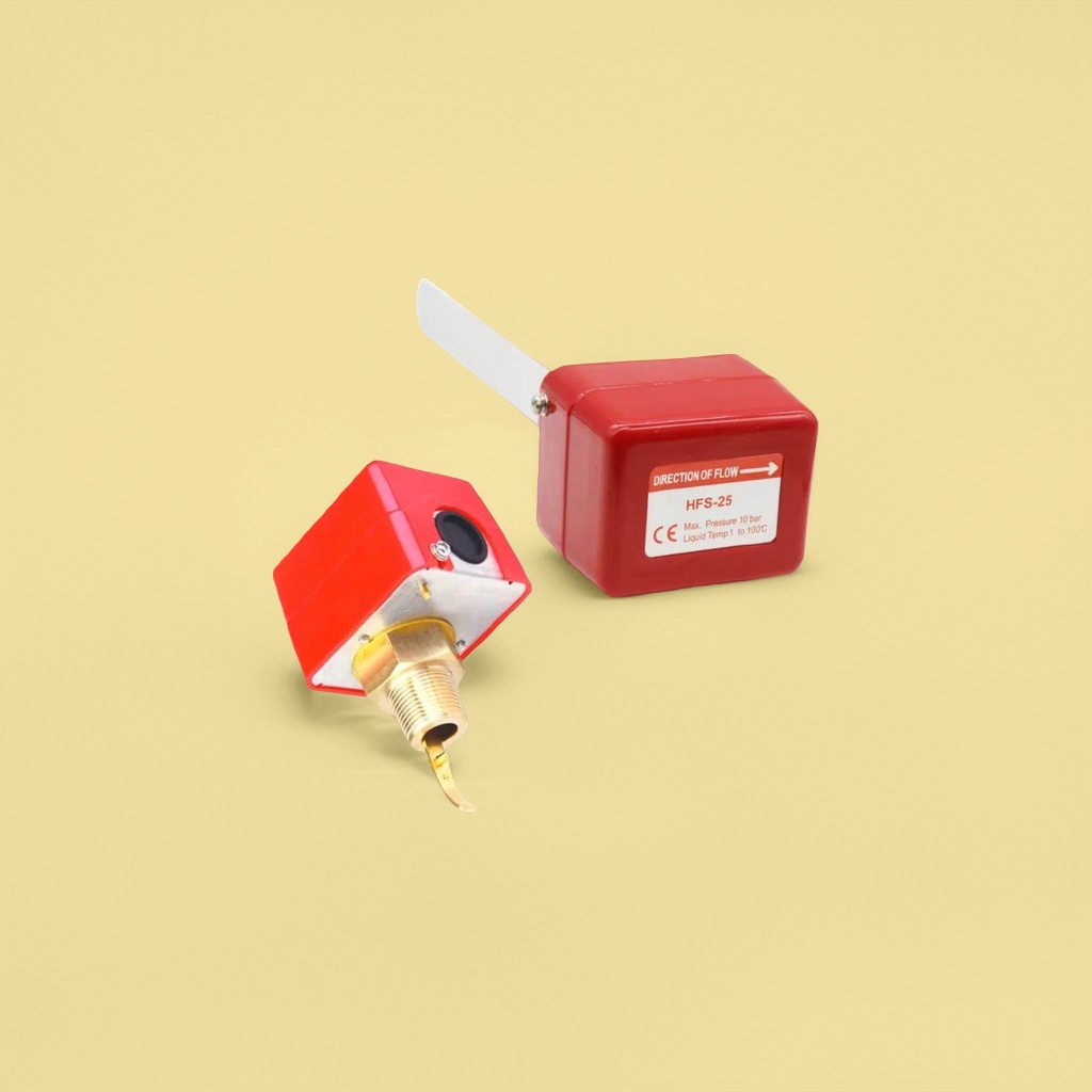 The red flow switch control valve is high-temperature resistant, explosion-proof, industrial-grade and manually adjustable