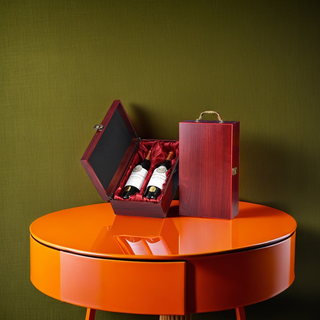Imported dry red wine gift box set of two bottles, an excellent gift Application Scenario