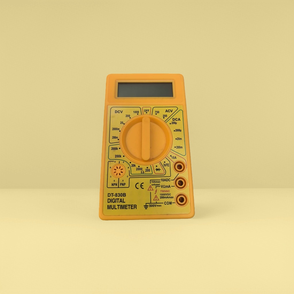 DT-830B digital multimeter is a portable multi-functional automatic range multimeter