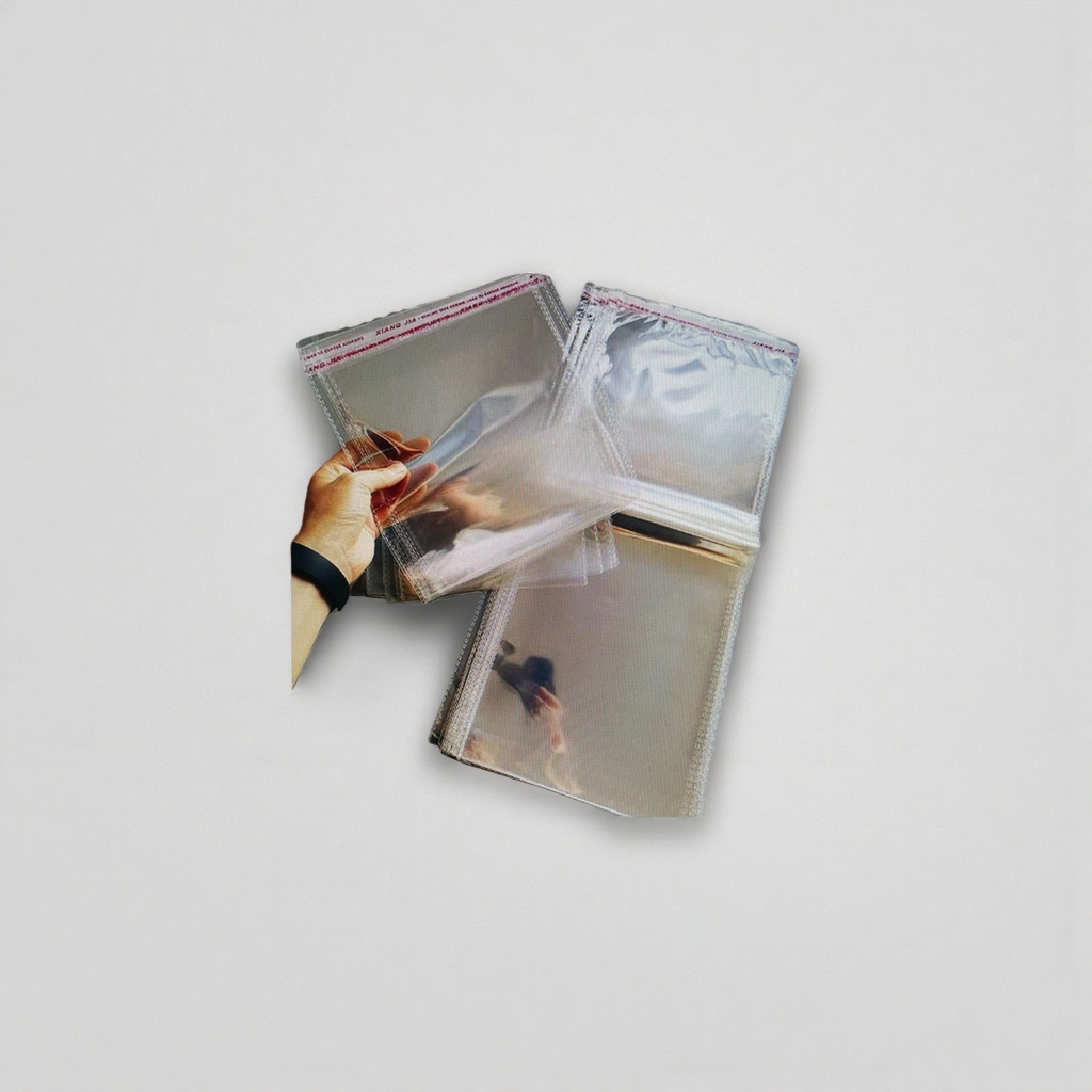 Thickened transparent plastic bag, tear-resistant, food-grade sealed preservation bag, large household storage bag Specification image