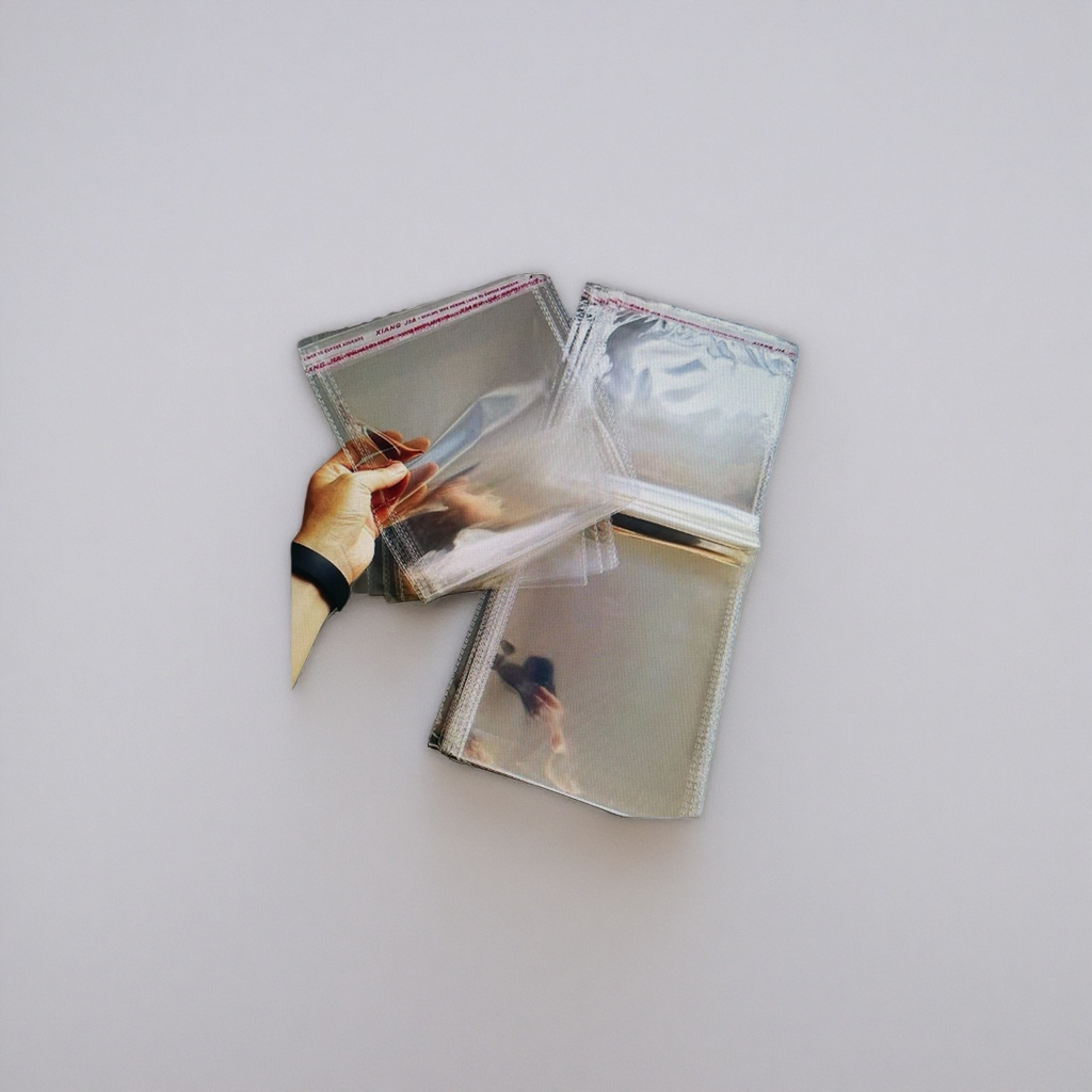 Thickened transparent plastic bag, tear-resistant, food-grade sealed preservation bag, large household storage bag details Picture