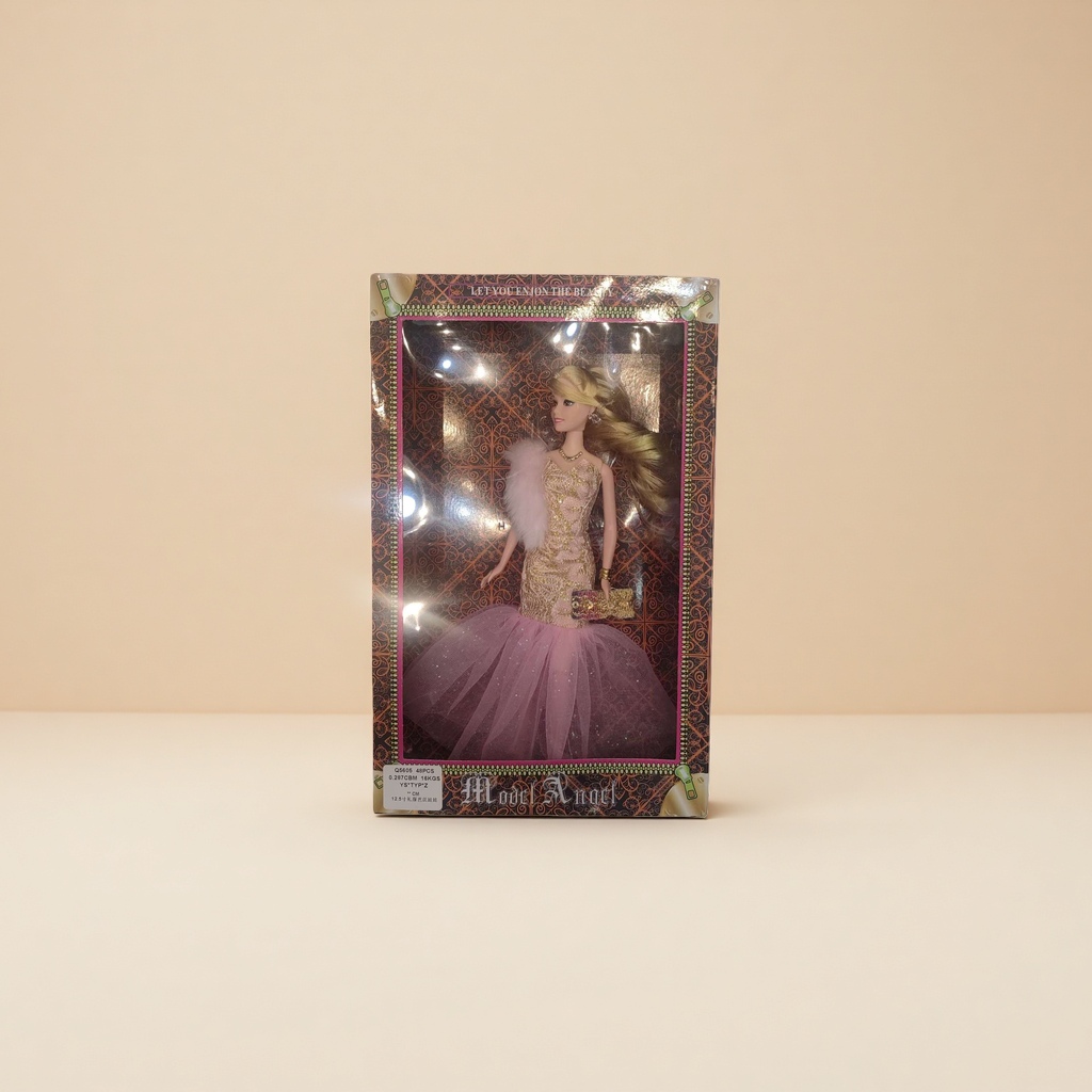 The classic Barbie girl toy can be packaged in a 16-inch gift box