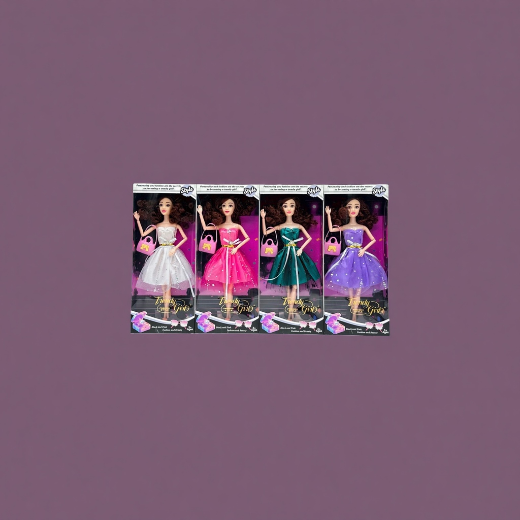 Trendy Girl系列时尚娃娃玩偶 可动关节换装收藏款 Specification image
