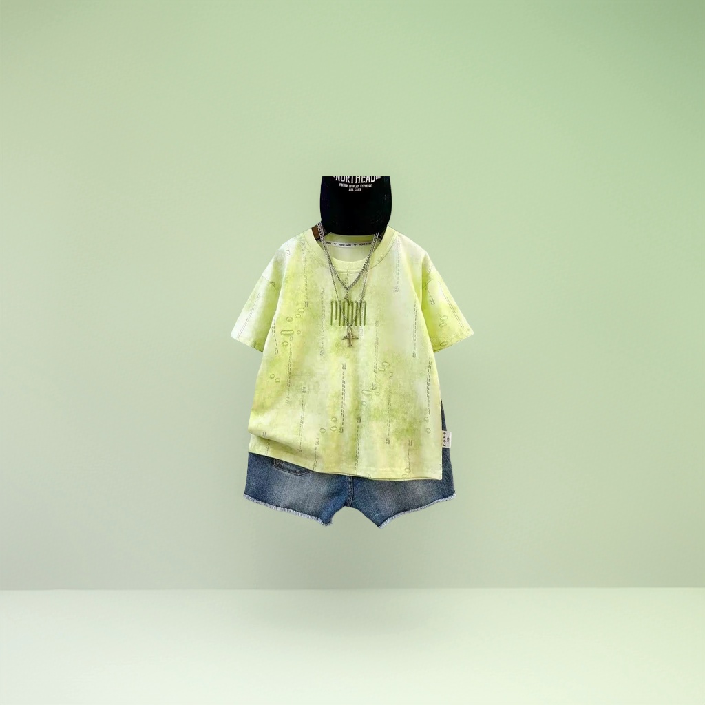 韩版纯棉儿童短袖T恤男童女童大童童装夏季服装