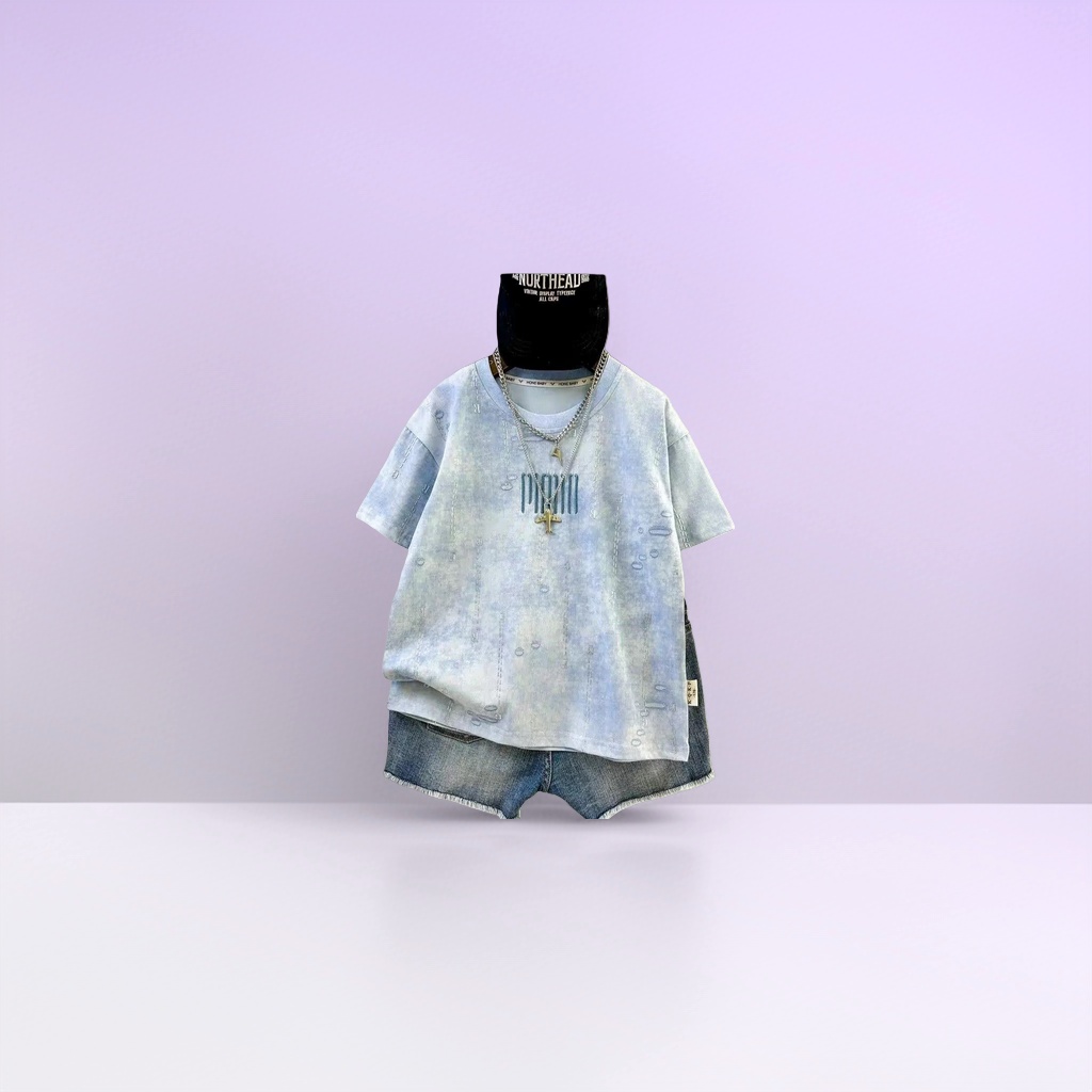 韩版儿童短袖T恤女童男童纯棉童T恤衣服