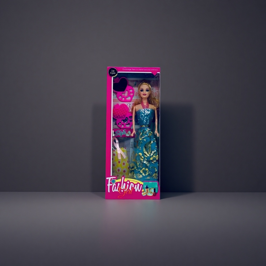 Barbie doll is an officially authorized birthday gift for girls. It can be changed to a 15cm size Application Scenario