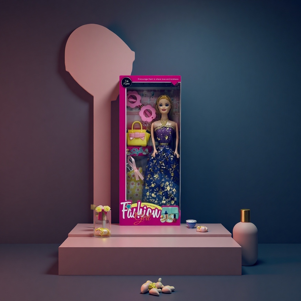 Fashionable girl Barbie doll, exquisite and changeable collectible doll 150857617 Specification image