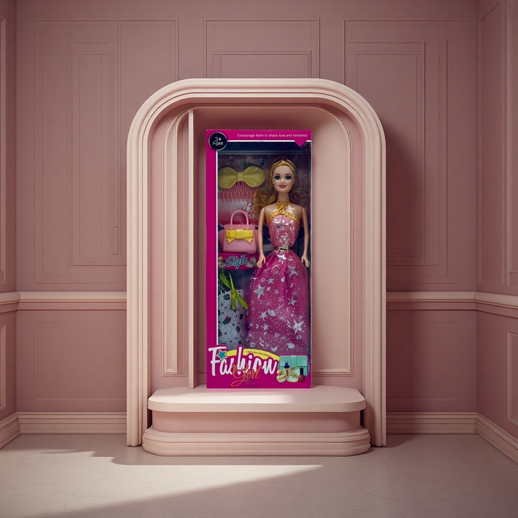 Barbie doll toy girl birthday gift can be dressed up. Toy doll Specification image