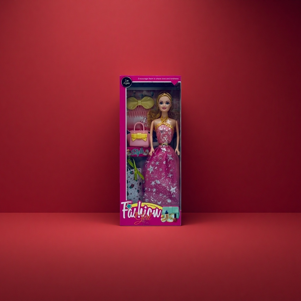 Barbie doll toy girl birthday gift can be dressed up. Toy doll details Picture