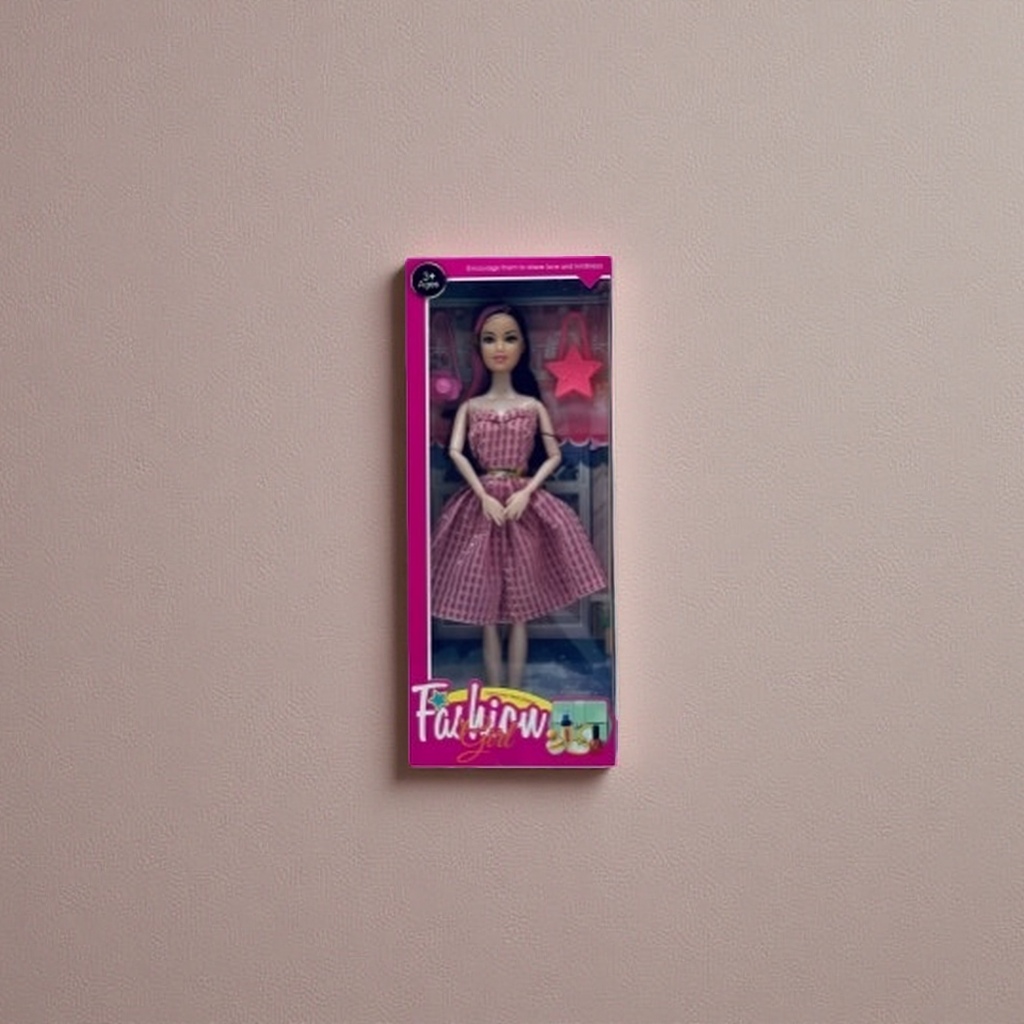 The classic Barbie girl toy can be interchanged into a 15-centimeter twin set Specification image
