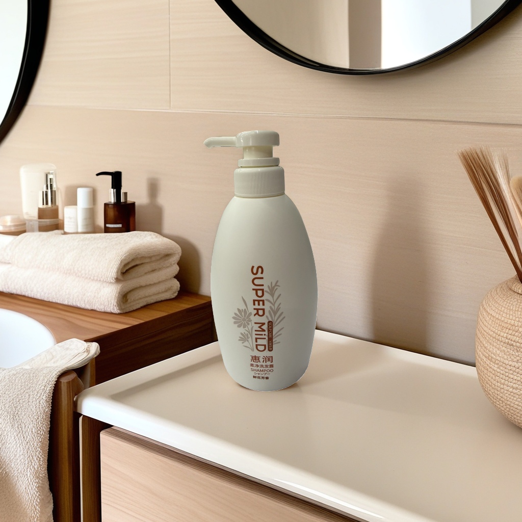 The original imported Japanese Huirun flower shampoo is fluffy, oil-controlling and cleansing