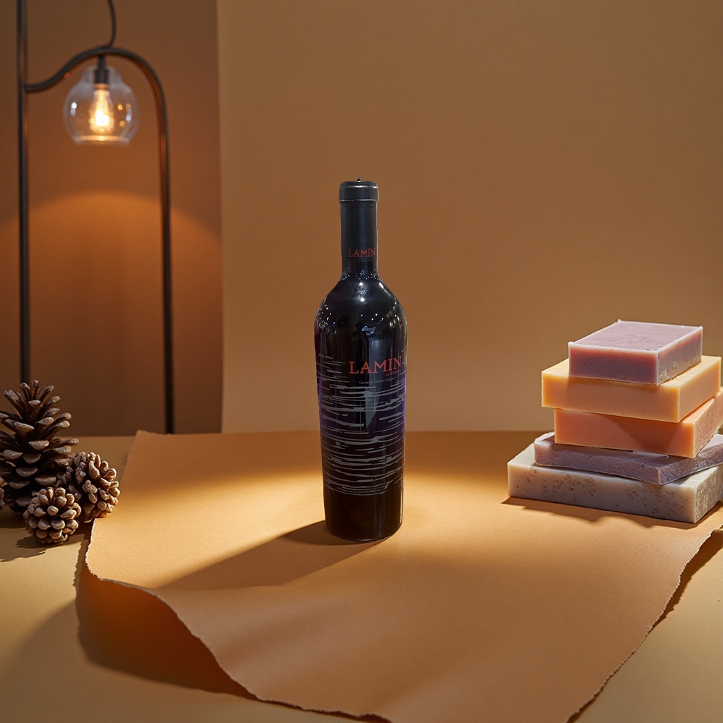 LAMIN wine bottle, 750ml wine glass bottle with cork, reusable Application Scenario