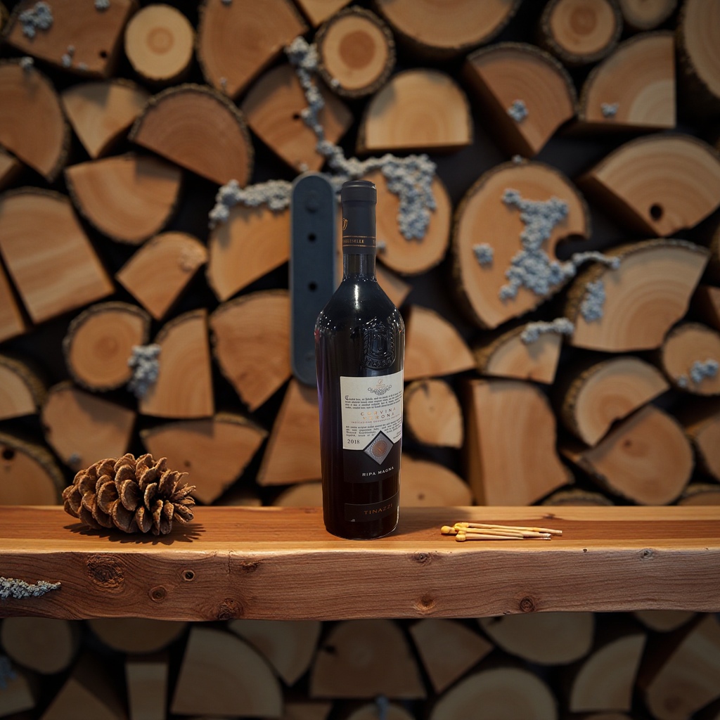 Винная бутылка вина, стеклянная бутылка 750ml, упакована в подарочную коробку из-под спиртного Specification image