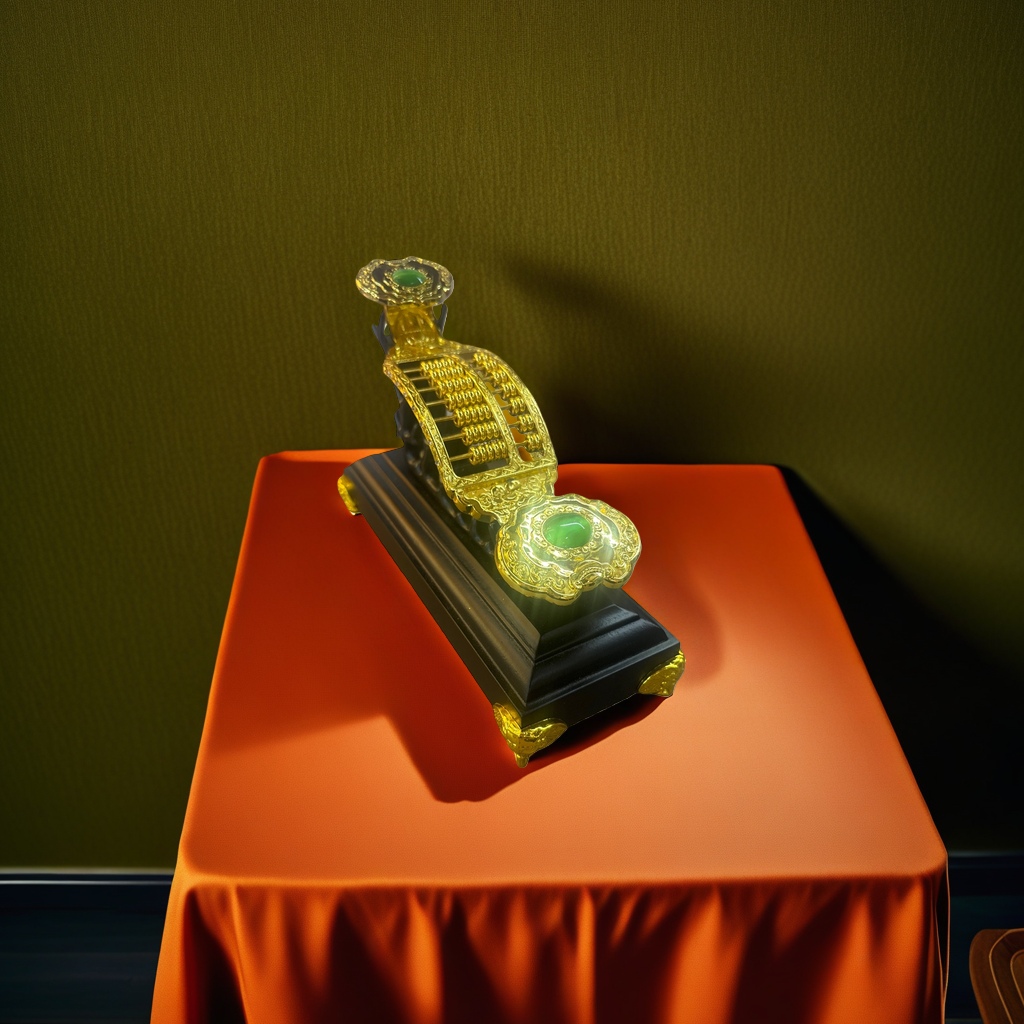 Zhonggong Craft's Ruyi Abacus Stand Gift Box Set Application Scenario