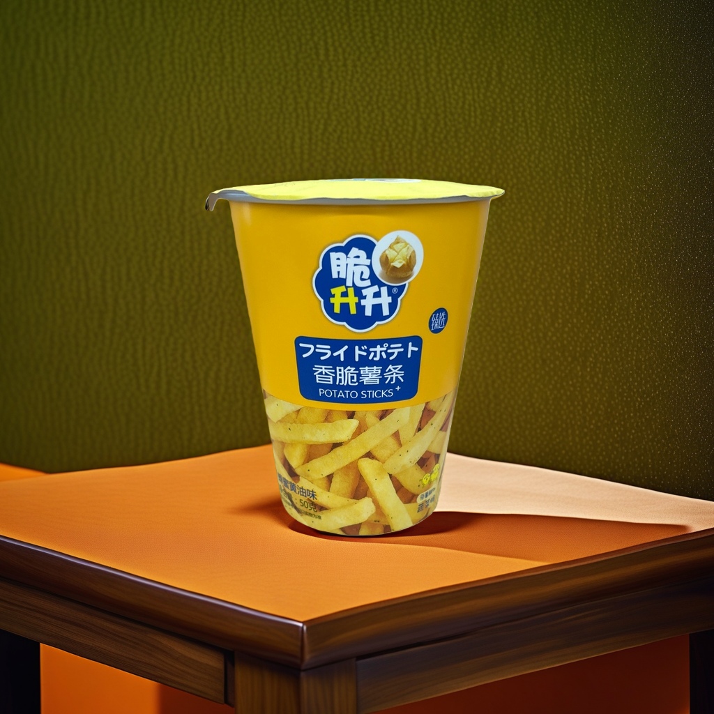 香脆杯装薯条 独立小杯装休闲零食酥脆可口
