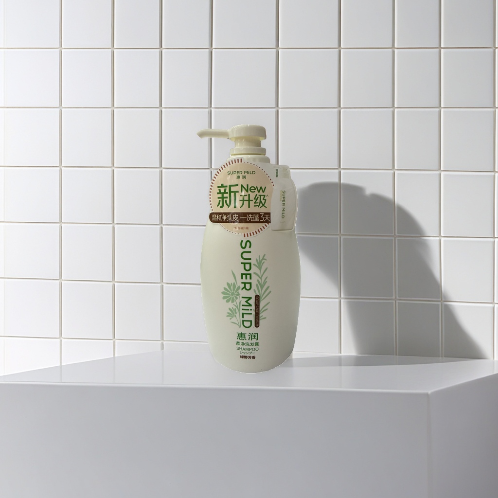 Shiseido's original imported Green Field Soothing Shampoo from Japan is gentle, cleansing, oil-control and fluffy, 600ml details Picture