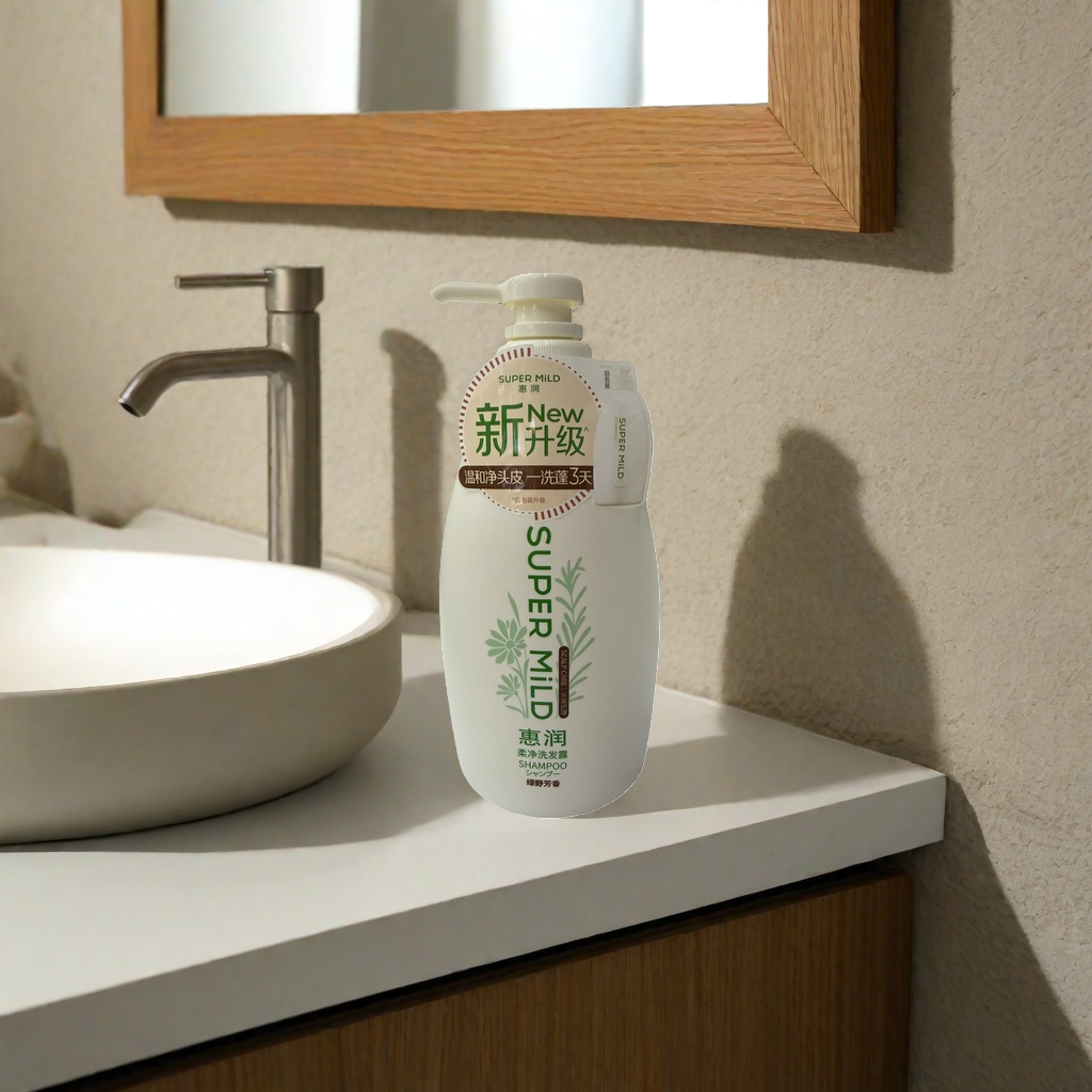 Shiseido's original imported Green Field Soothing Shampoo from Japan is gentle, cleansing, oil-control and fluffy, 600ml