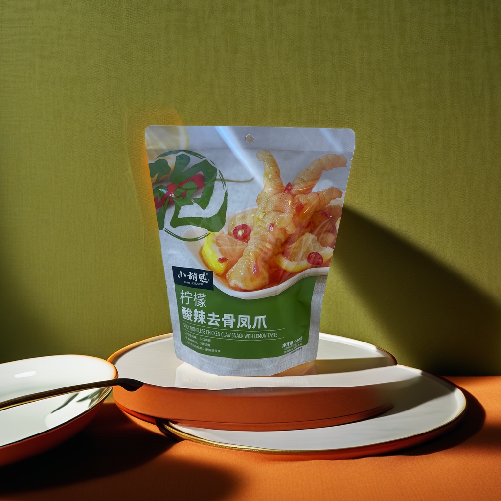 柠檬酸辣去骨凤爪+包装袋产品图