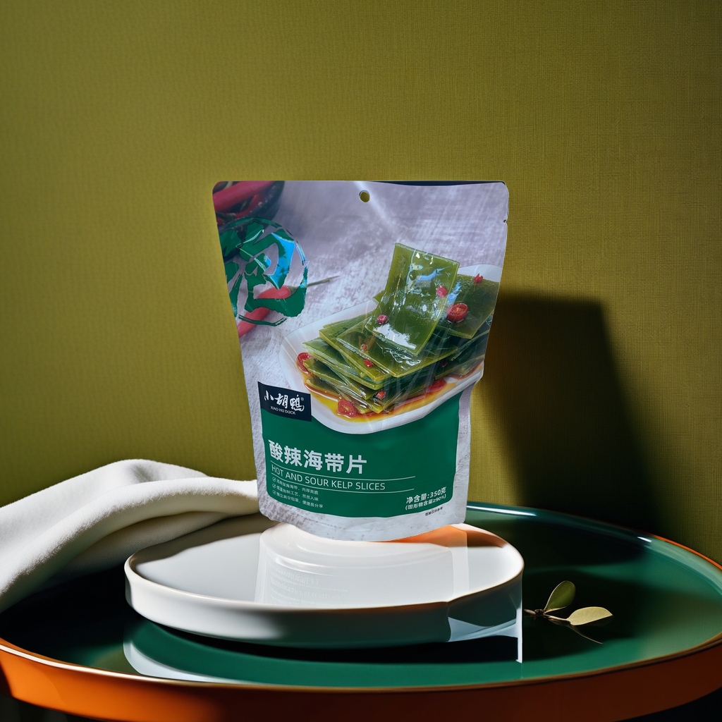 酸辣海带片+包装袋细节图
