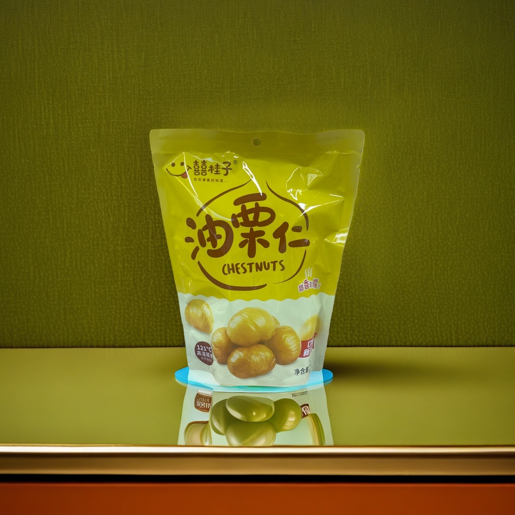 包装袋+油栗仁产品图