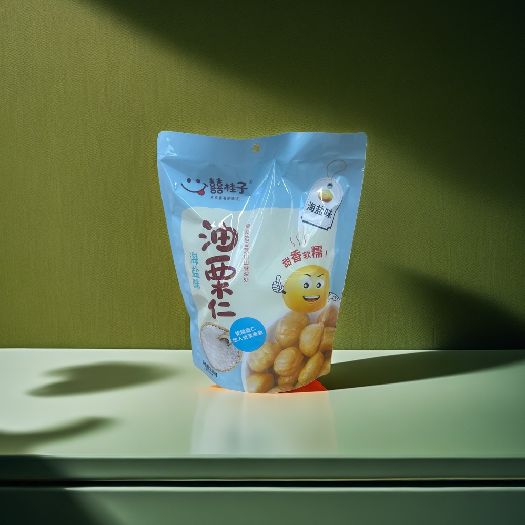 包装袋+海盐味栗仁产品图