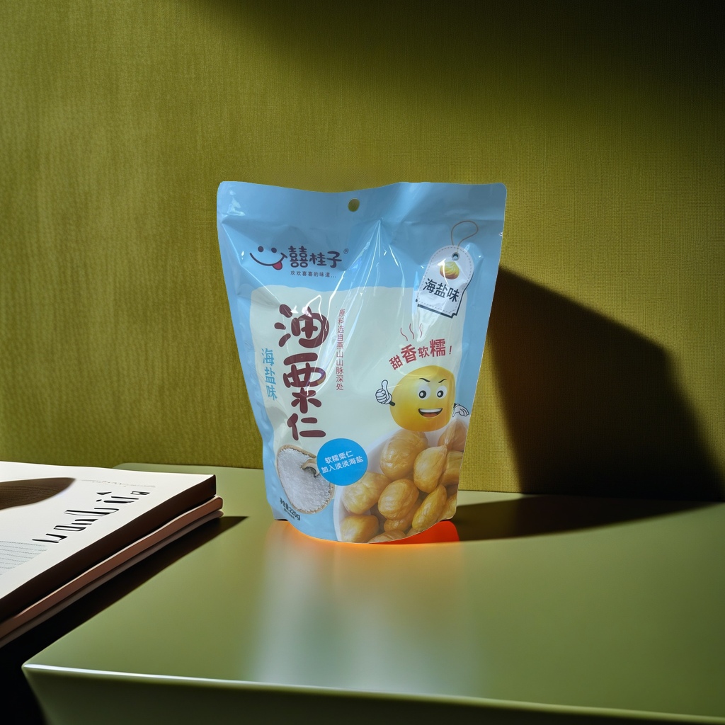 海盐味栗仁包装袋 零食坚果炒货独立小袋装