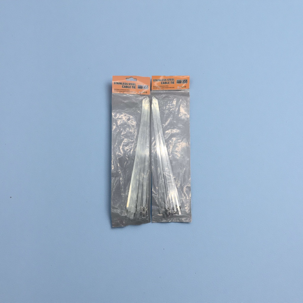 不锈钢电缆扎带 304材质 耐腐蚀抗老化 扎线牢固 宽度5mm 长度150mm