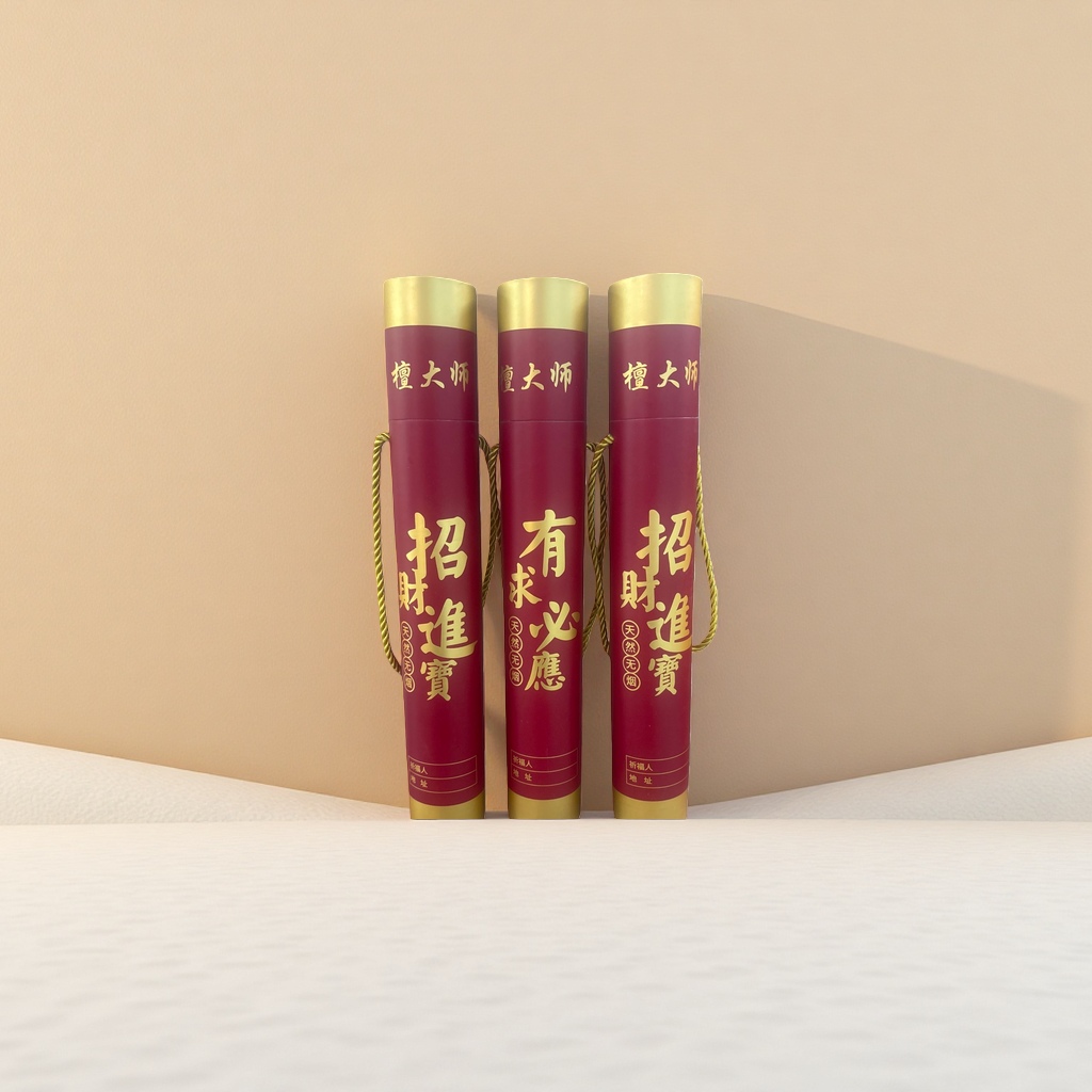 Red packaging: Main body of the incense tube, incense accessories, home fragrance decoration details Picture