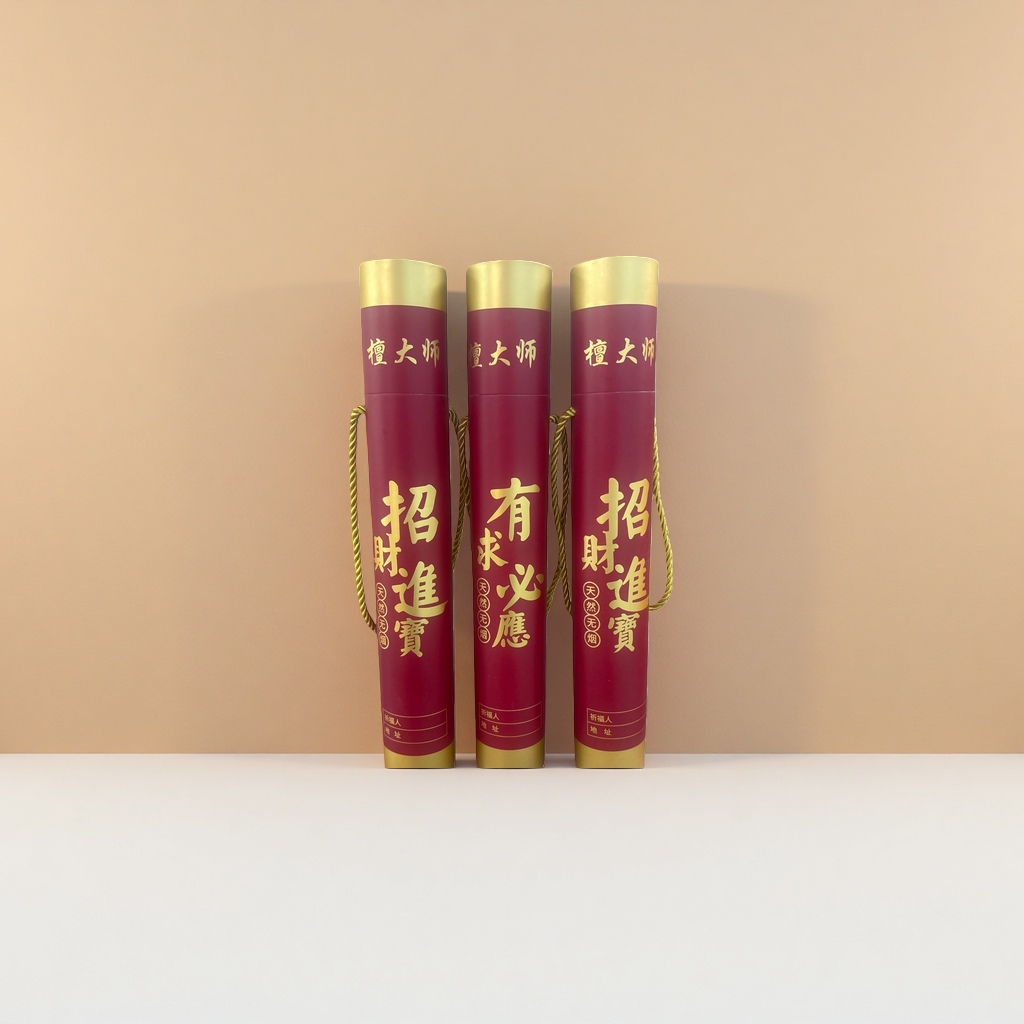 Red packaging: Main body of the incense tube, incense accessories, home fragrance decoration Application Scenario