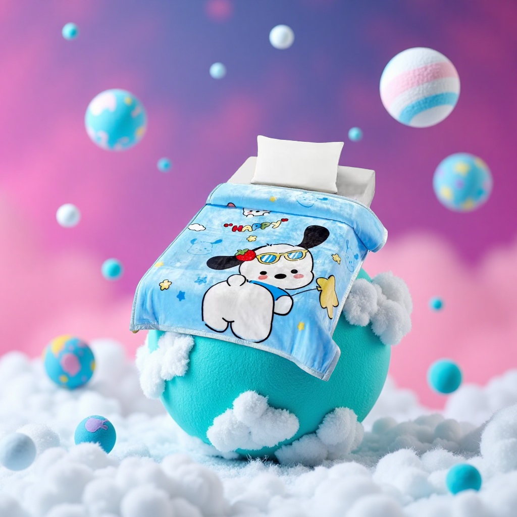 Factory direct sales, thickened cartoon pattern blanket for warm and comfortable home bedroom bed covers