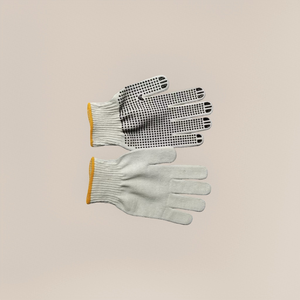 Anti-slip, wear-resistant and thickened cotton yarn dispensing work gloves, suitable for both men and women Specification image