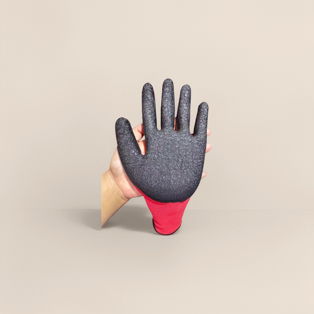 13-needle nylon crepe resistant latex work protection gloves Specification image
