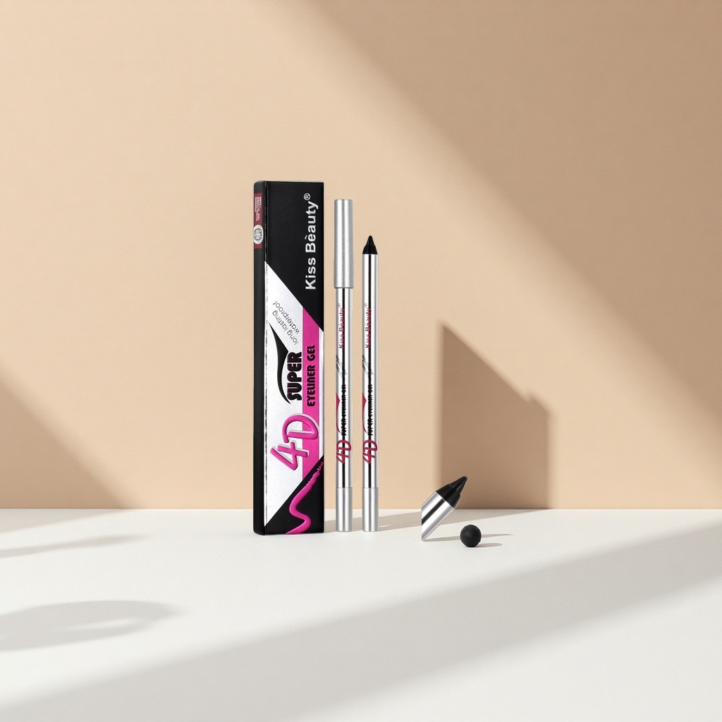 Kiss Beauty 4D Super Eyeliner Gel 眼线笔 防水防晕染 持久显色