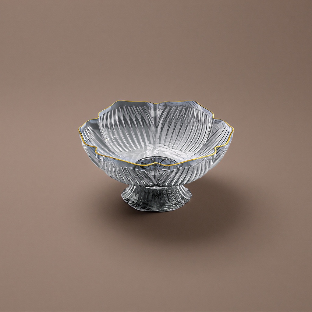 The main body of the transparent grey thickened and shock-resistant fruit platter Application Scenario