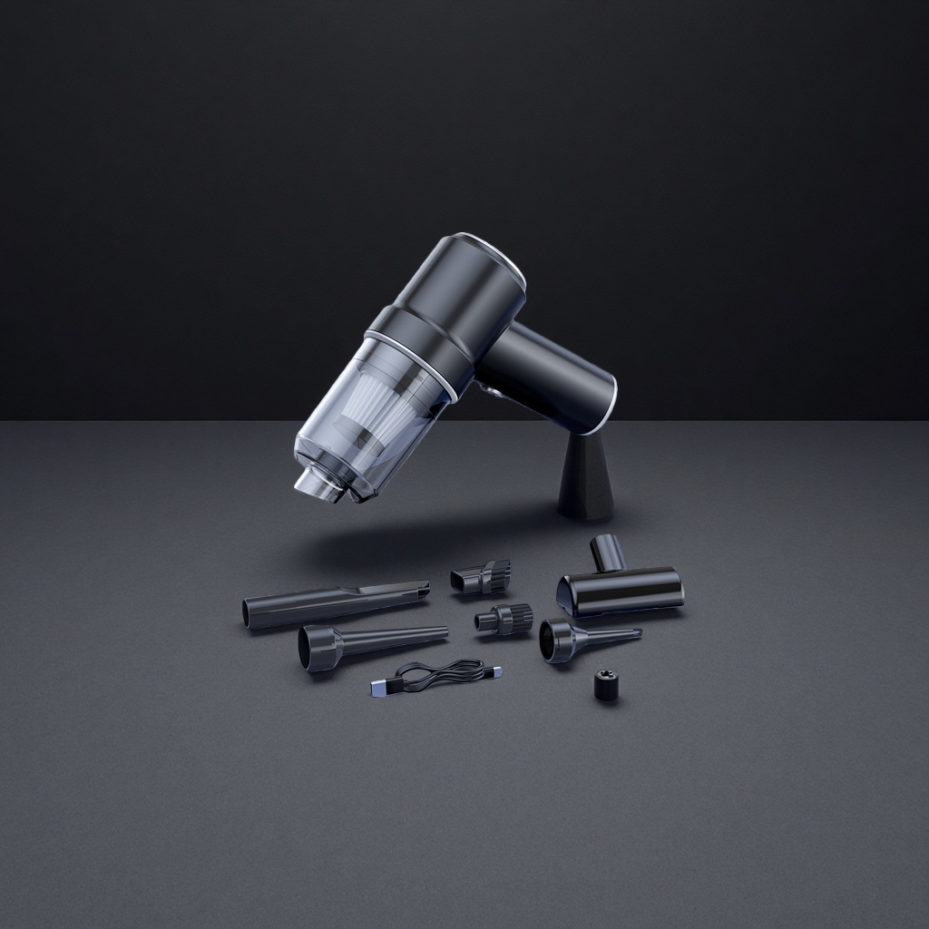 黑银色117 2025吹吸一体吸尘器主体 吸尘吹风两用家用
