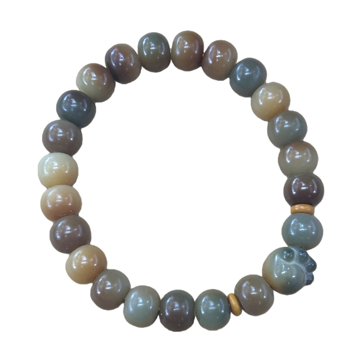 Natural crystal bead bracelet with adjustable rope, a fashionable accessory suitable for both men and women Item Picture