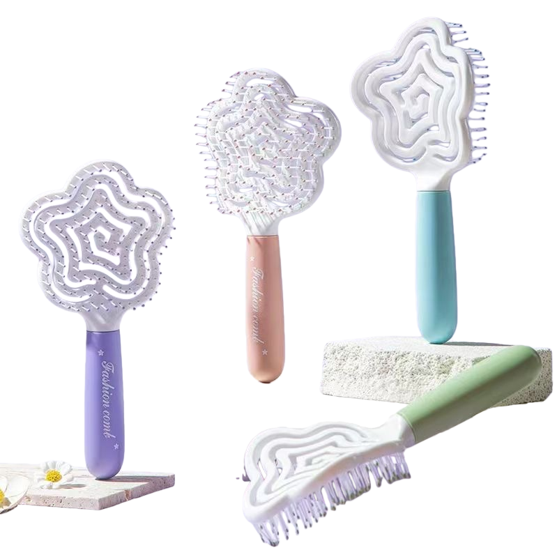Fashionable comb, smooth hair without damaging it, anti-static, massage scalp, portable for home use and travel Item Picture
